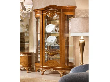 DIAMANTE - Wood veneer display cabinet by Barnini Oseo - view 2